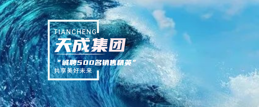 完善销售管理体系助力人才成长！天成集团面向全国招聘300~500名销售精英！